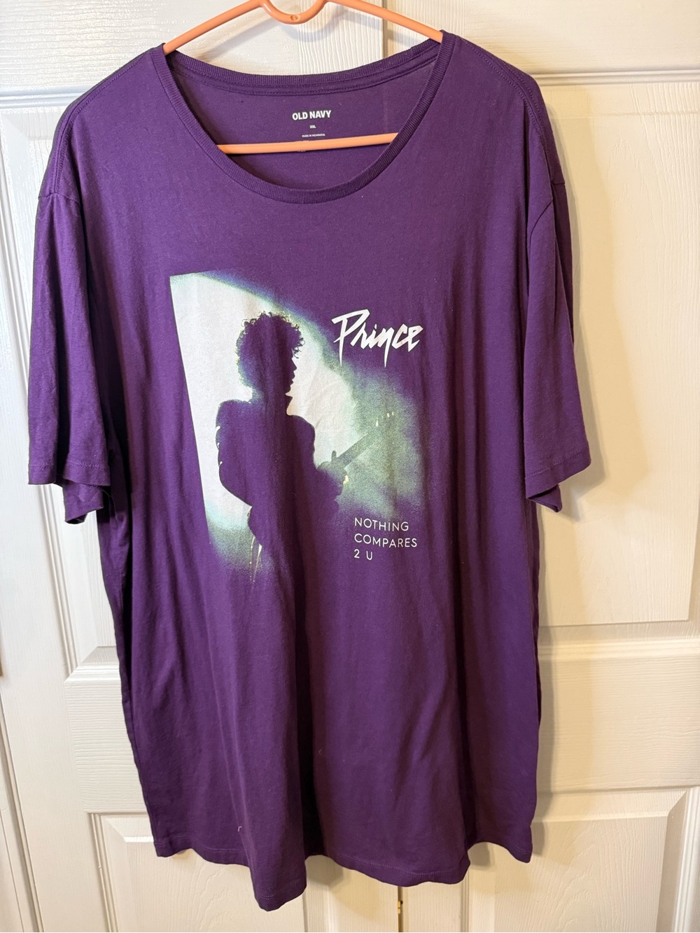 Old Navy Purple Prince Silhouette Graphic Tee